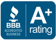 BBB A+ Accredited Business badge