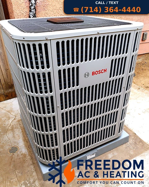 Bosch 20 Series outdoor condenser unit installation