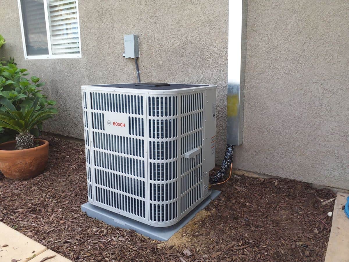 Bosch heat pump installation in Corona, CA