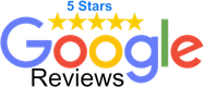 Google 5-star reviews badge