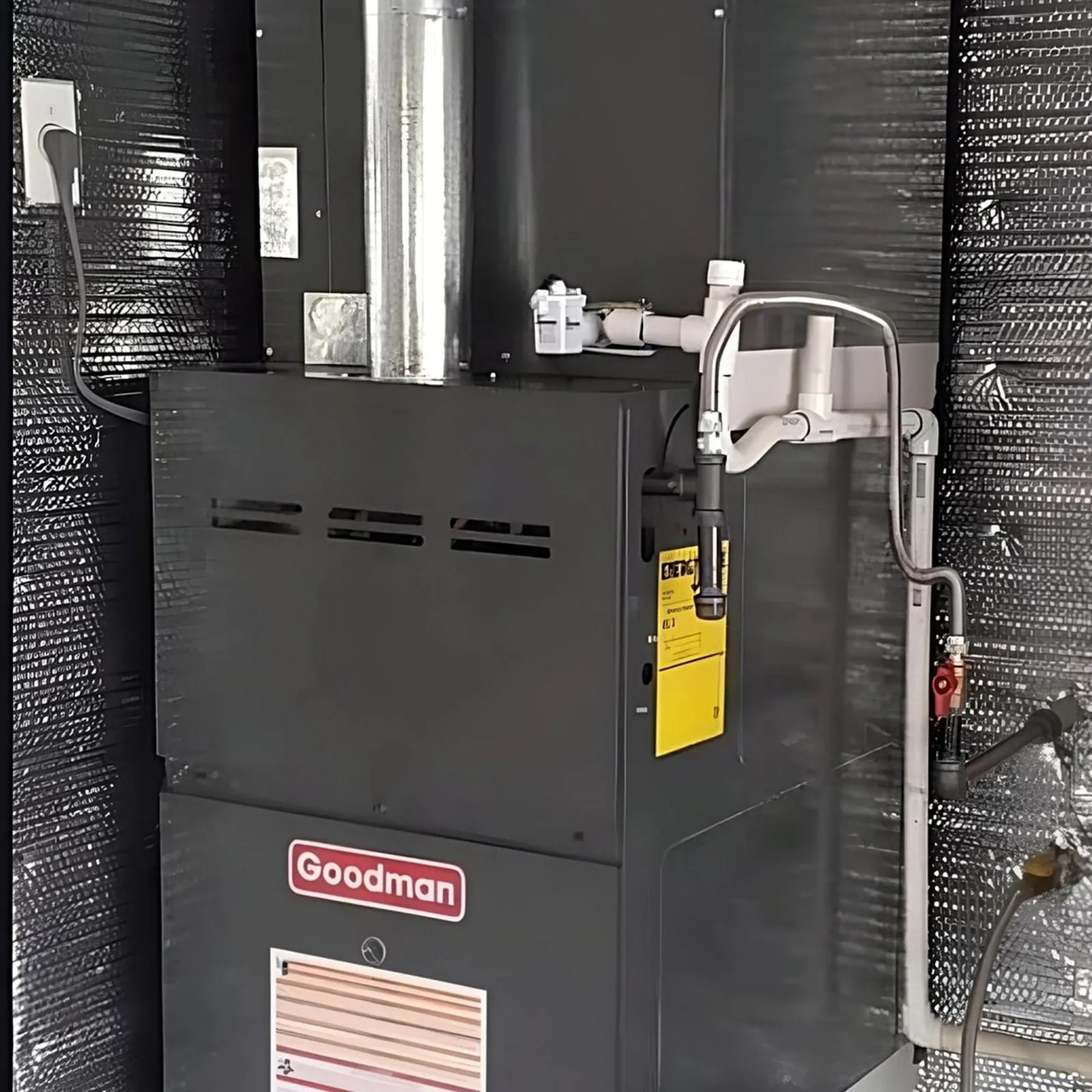 Professional Goodman furnace and heat pump installation by Freedom AC in Orange County